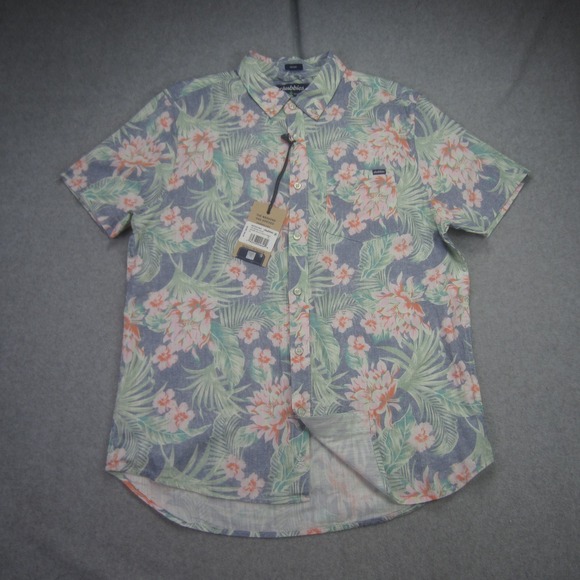 chubbies Other - Chubbies Shirt Mens Medium Floral Resort Wear Friday Short Sleeve Button‎ Up